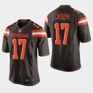 Cleveland Browns #17 Greg Joseph Brown Stitched Game Jersey