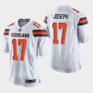 Cleveland Browns #17 Greg Joseph Wihte Stitched Game Jersey
