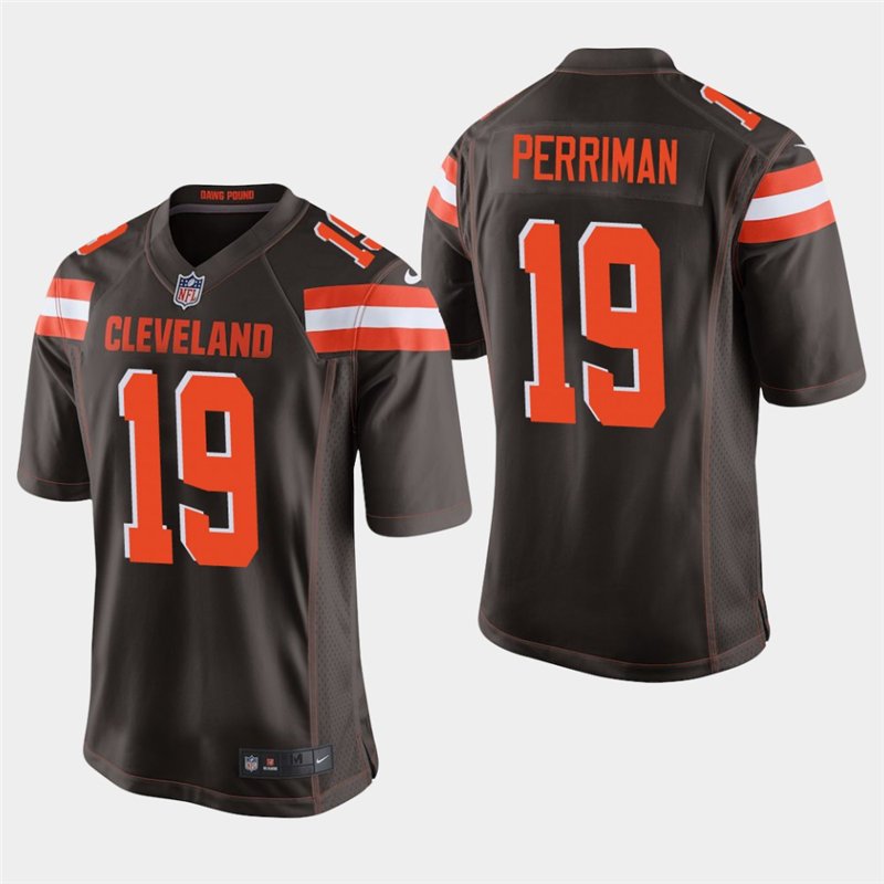 Cleveland Browns #19 Breshad Perriman Brown Stitched Game Jersey