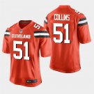 Cleveland Browns #51 Jamie Collins Orange Stitched Game Jersey