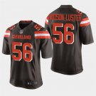 Cleveland Browns #56 Xavier Woodson-Luster Brown Stitched Game Jersey