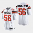 Cleveland Browns #56 Xavier Woodson-Luster White Stitched Game Jersey