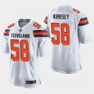 Cleveland Browns #58 Christian Kirksey White Stitched Game Jersey