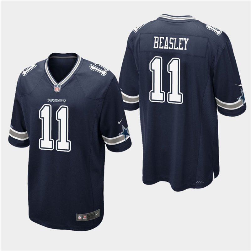 Dallas Cowboys #11 Cole Beasley Navy Stitched Game Jersey