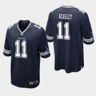 Dallas Cowboys #11 Cole Beasley Navy Stitched Game Jersey