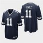 Dallas Cowboys #11 Cole Beasley Navy Stitched Game Jersey