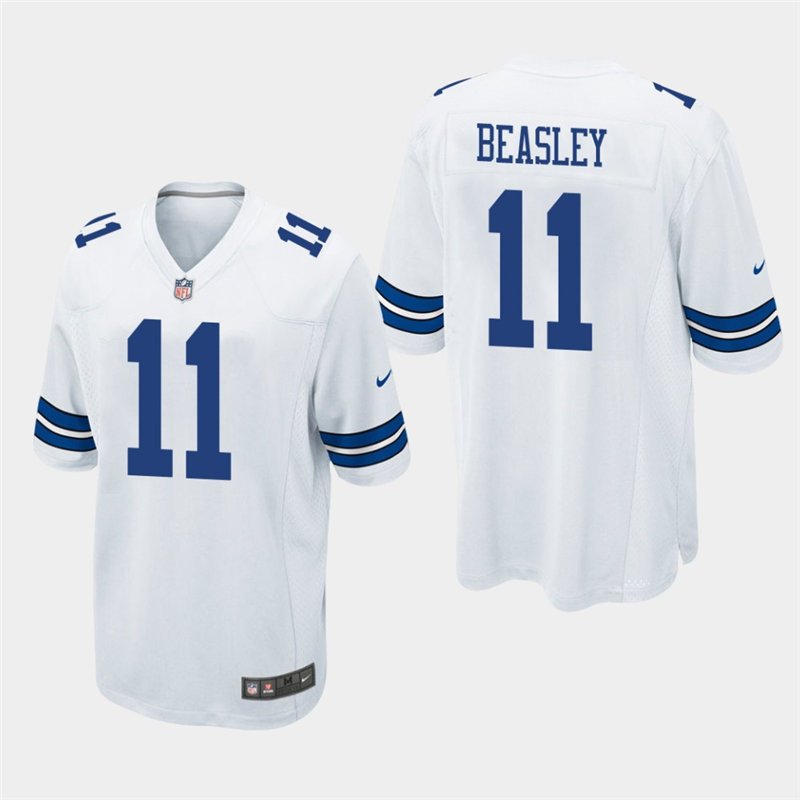 Dallas Cowboys #11 Cole Beasley White Stitched Game Jersey