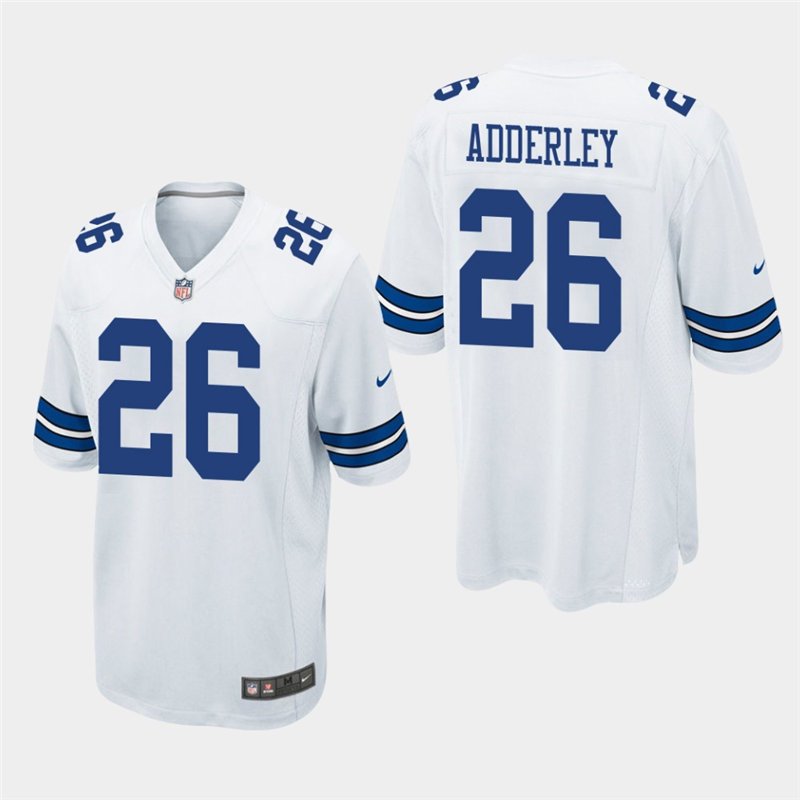 Dallas Cowboys #26 Herb Adderley White Stitched Game Jersey