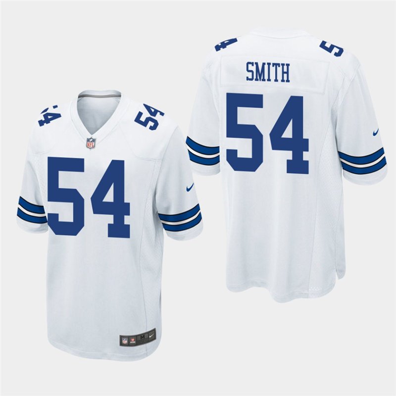 Dallas Cowboys 54 Jaylon Smith White Stitched Game Jersey 8128