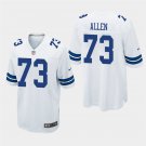 Dallas Cowboys #73 Larry Allen White Stitched Game Jersey