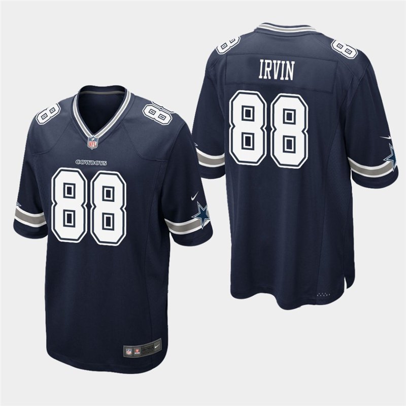 Dallas Cowboys #88 Michael Irvin Navy Stitched Game Jersey