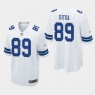 Dallas Cowboys #89 Mike Ditka White Stitched Game Jersey