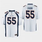 Denver Broncos #55 Bradley Chubb White Stitched Game Jersey