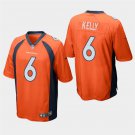 Denver Broncos #6 Chad Kelly Orange Stitched Game Jersey