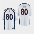 Denver Broncos #80 Jake Butt White Stitched Game Jersey