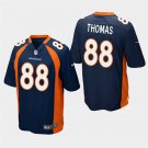 Denver Broncos #88 Demaryius Thomas Navy Stitched Game Jersey