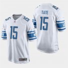 Detroit Lions #15 Golden Tate White Stitched Game Jersey