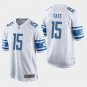Detroit Lions #15 Golden Tate White Stitched Game Jersey