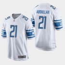 Detroit Lions #21 Ameer Abdullah White Stitched Game Jersey