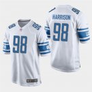 Detroit Lions #98 Damon Harrison White Stitched Game Jersey