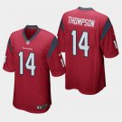 Houston Texans #14 Chris Thompson Red Stitched Game Jersey