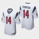 Houston Texans #14 Chris Thompson White Stitched Game Jersey