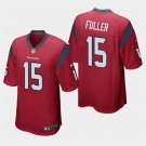 Houston Texans #15 Will Fuller Red Stitched Game Jersey