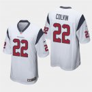 Houston Texans #22 Aaron Colvin White Stitched Game Jersey