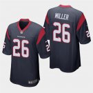 Houston Texans #26 Lamar Miller Navy Stitched Game Jersey