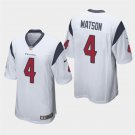 Houston Texans #4 Deshaun Watson White Stitched Game Jersey