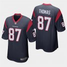 Houston Texans #87 Demaryius Thomas Navy Stitched Game Jersey