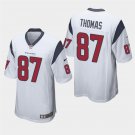 Houston Texans #87 Demaryius Thomas White Stitched Game Jersey