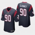Houston Texans #90 Jadeveon Clowney Navy Stitched Game Jersey