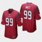 Houston Texans #99 J.J. Watt Red Stitched Game Jersey