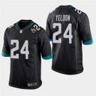 Jacksonville Jaguars #24 T.J. Yeldon Black Stitched Game Jersey