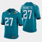 Jacksonville Jaguars #27 Leonard Fournette Teal Stitched Game Jersey