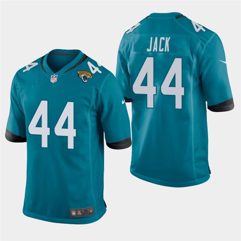 Jacksonville Jaguars #44 Myles Jack Teal Stitched Game Jersey