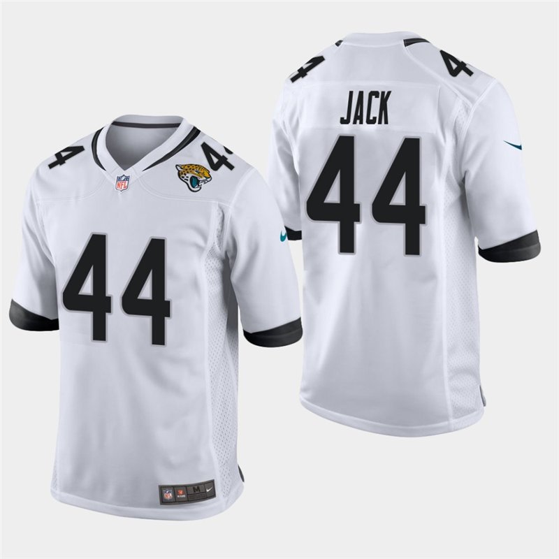 Jacksonville Jaguars #44 Myles Jack White Stitched Game Jersey