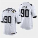 Jacksonville Jaguars #90 Taven Bryan White Stitched Game Jersey