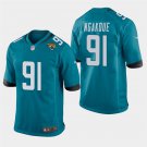 Jacksonville Jaguars #91 Yannick Ngakoue Teal Stitched Game Jersey