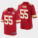 Kansas City Chiefs #55 Dee Ford Red Stitched Game Jersey