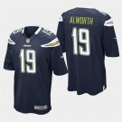 Los Angeles Chargers #19 Lance Alworth Navy Stitched Game Jersey