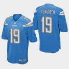 Los Angeles Chargers #19 Lance Alworth Powder Blue Stitched Game Jersey