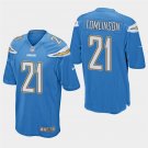 Los Angeles Chargers #21 LaDainian Tomlinson Powder Blue Stitched Game Jersey
