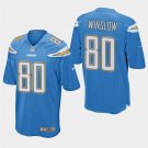 Los Angeles Chargers #80 Kellen Winslow Powder Blue Stitched Game Jersey
