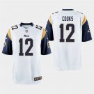 Los Angeles Rams #12 Brandin Cooks White Stitched Game Jersey