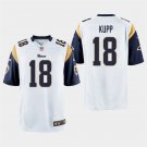 Los Angeles Rams #18 Cooper Kupp White Stitched Game Jersey