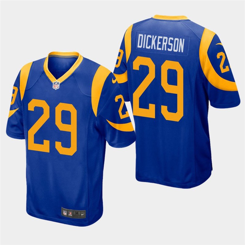 Los Angeles Rams #29 Eric Dickerson Royal Stitched Game Jersey