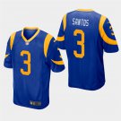 Los Angeles Rams #3 Cairo Santos Royal Stitched Game Jersey