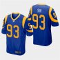 Los Angeles Rams #93 Ndamukong Suh Royal Stitched Game Jersey